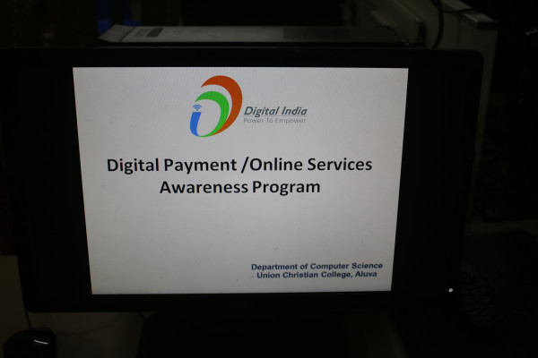 Outreach Program- Digital Payment Awareness Class for Kudumbashree