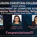 Congratulations to Rank Holders 2023….