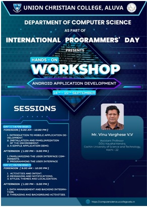 HANDS-ON WORKSHOP : ANDROID APPLICATION DEVELOPMENT