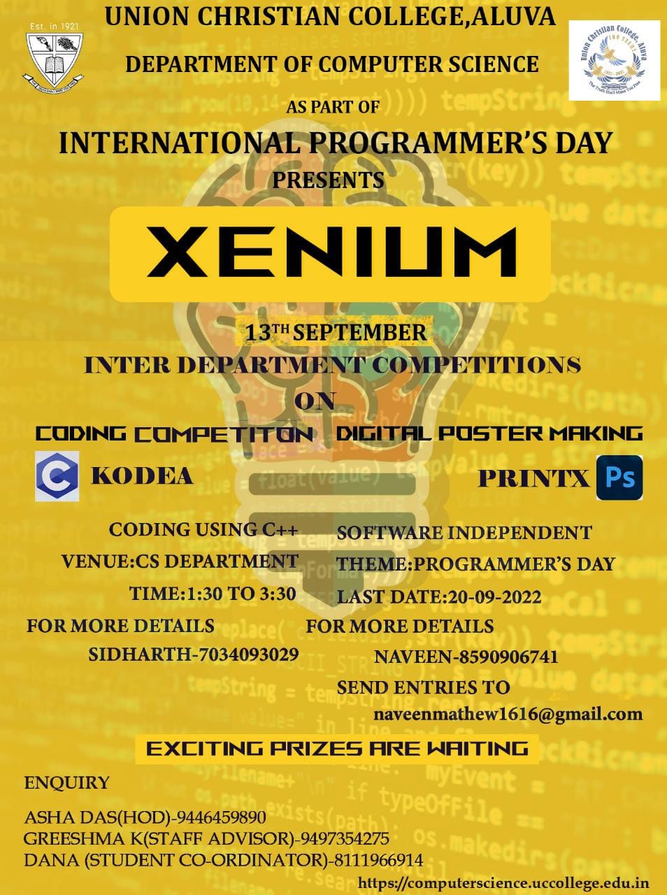 PROGRAMMERS DAY ACTIVITIES : 2022